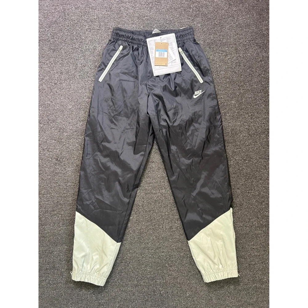 Nike Track Woven Lined Tapered Track Pants Black Mens Medium DX0653-015 NEW